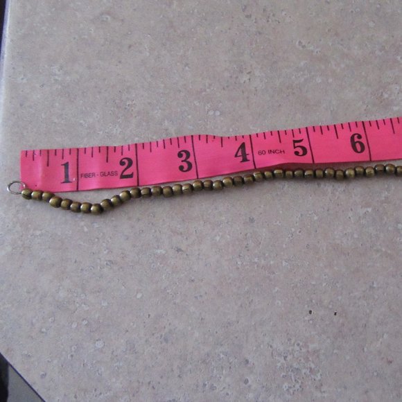 Gold color metal Ball beads - Picture 3 of 9